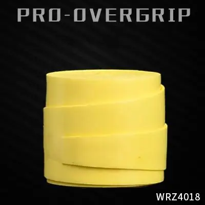 10 шт./лот Теннисная ракетка wilson Overgrip противоскользящая впитывающая пот мягкая обмотка краны Теннисная ракетка демпфер сухие/вибрационные липкие ручки - Цвет: 10 viscosity yellow