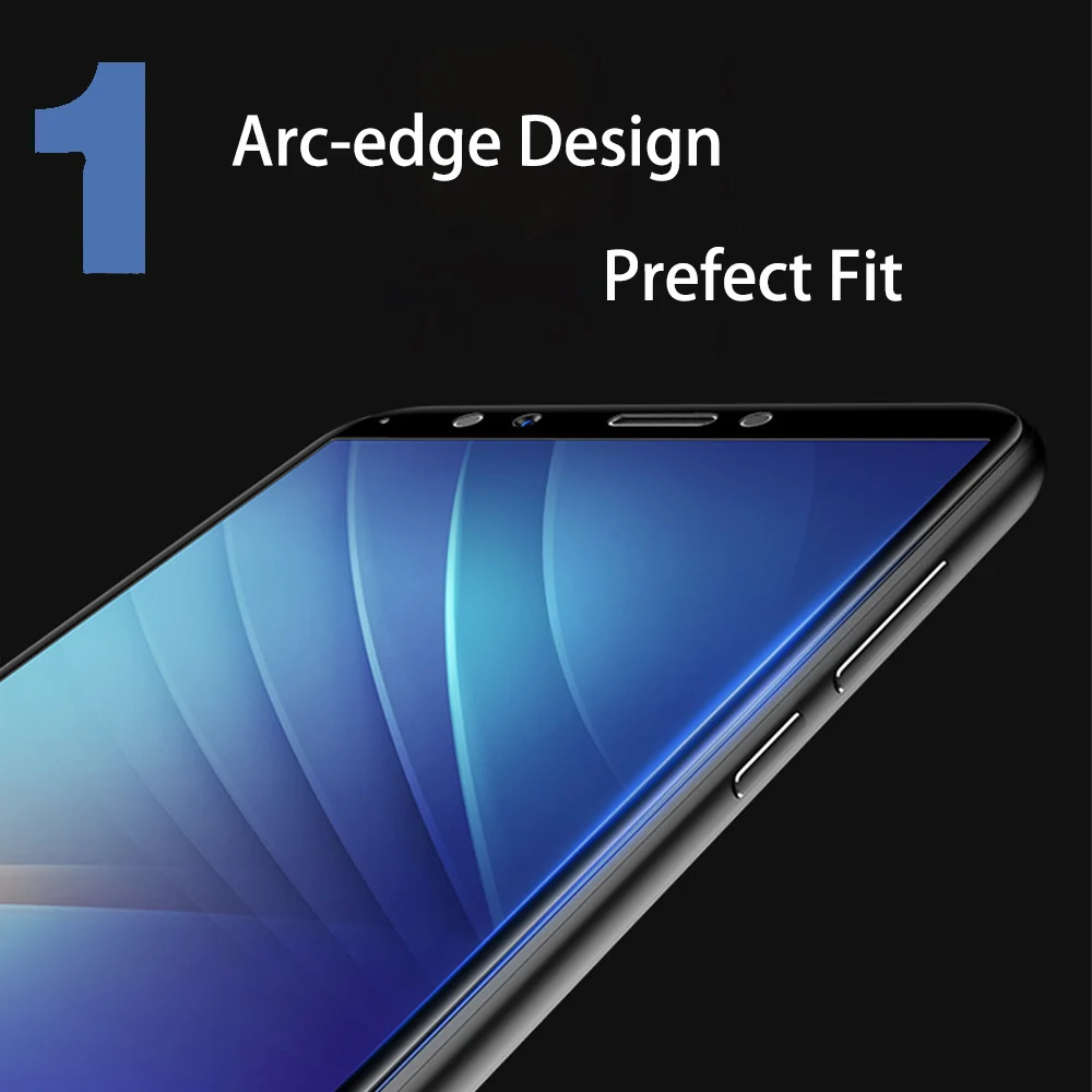 Закаленное стекло для телефона Xiaomi Redmi Note 7 полное покрытие Антибликовая Защита