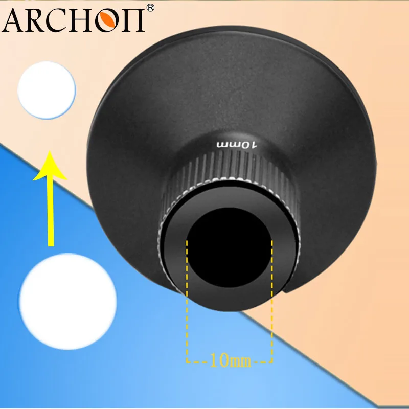 ARCHON D11V-II W17V-II d11v Дайвинг видео светильник 1200 лм 100 м подводный светильник s* L2 U2 светодиодный вспышка светильник фотографии погружения фонарь
