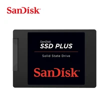 Sandisk SSD Plus Внутренний твердотельный жесткий диск SATA III 2,5 «120 ГБ 240 ГБ 480 ГБ ноутбук твердотельный диск SSD