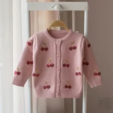 Ребенка Cherry вязаный свитер