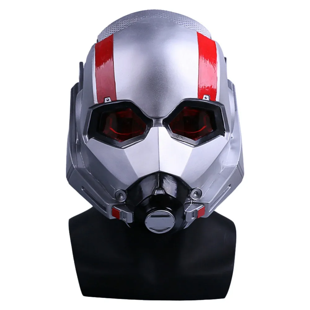 

Movie Ant-Man and the Wasp Mask Cosplay Antman PVC Helmet Scott Edward Helmets Masks New Halloween Party prop High Quality