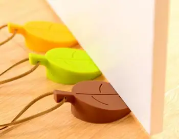 

Party Favors Handige Siliconen Bladeren Ontwerp Deur Stop Stopper Guard Baby Veiligheid Protector Thuis Voor Kinderen