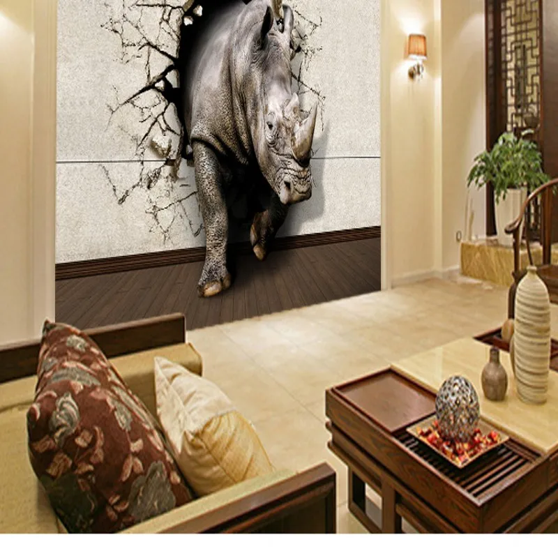 wallpaper for walls 3 d Custom 3d stereo mural wallpaper High