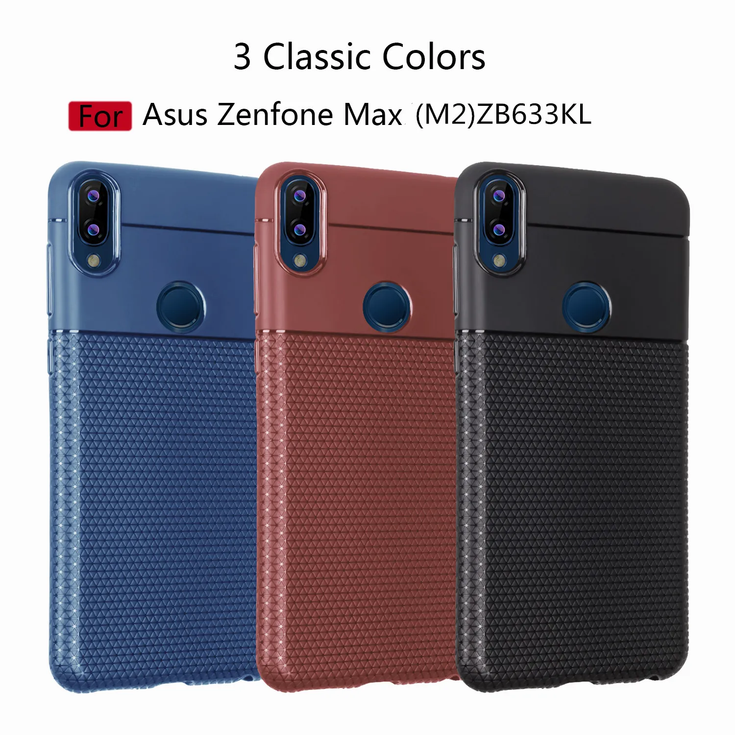 

For Asus Zenfone Max M2 ZB633KL Case Soft Silicone shockproof Thin Protective Back Cover case for asus zb633kl phone shell