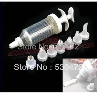 

Fondant Cake tools /new Cake Decorators/cake Syringe / 8 Nozzles , Toast Bake Bakery Tools