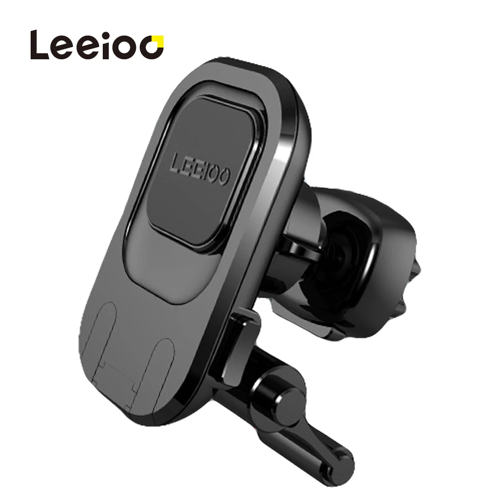 LEEIOO магнитный автомобильный держатель для телефона iPhone Samsung 360 с воздушным