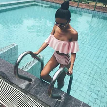 2017 Сексуальная Бандо Bikinis Swimsuit Женщин Бразильские Бикини Установить Пляж Купальный Костюм Push Up Купальники Горячая Biquini Купальники