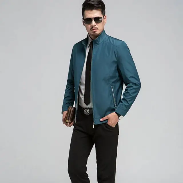 Men Jacket Spring Mens Kimono Jacket Middle aged Men's