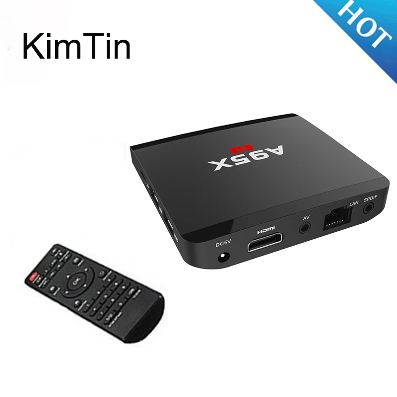 

KimTin A95X R1 Android TV Box OS 7.1 Pental Core Smart BOX 1GB RAM 8G eMMC ROM HDMI 2.0 4k H.265 Wifi Set Top Box PK X96 X92 TX3