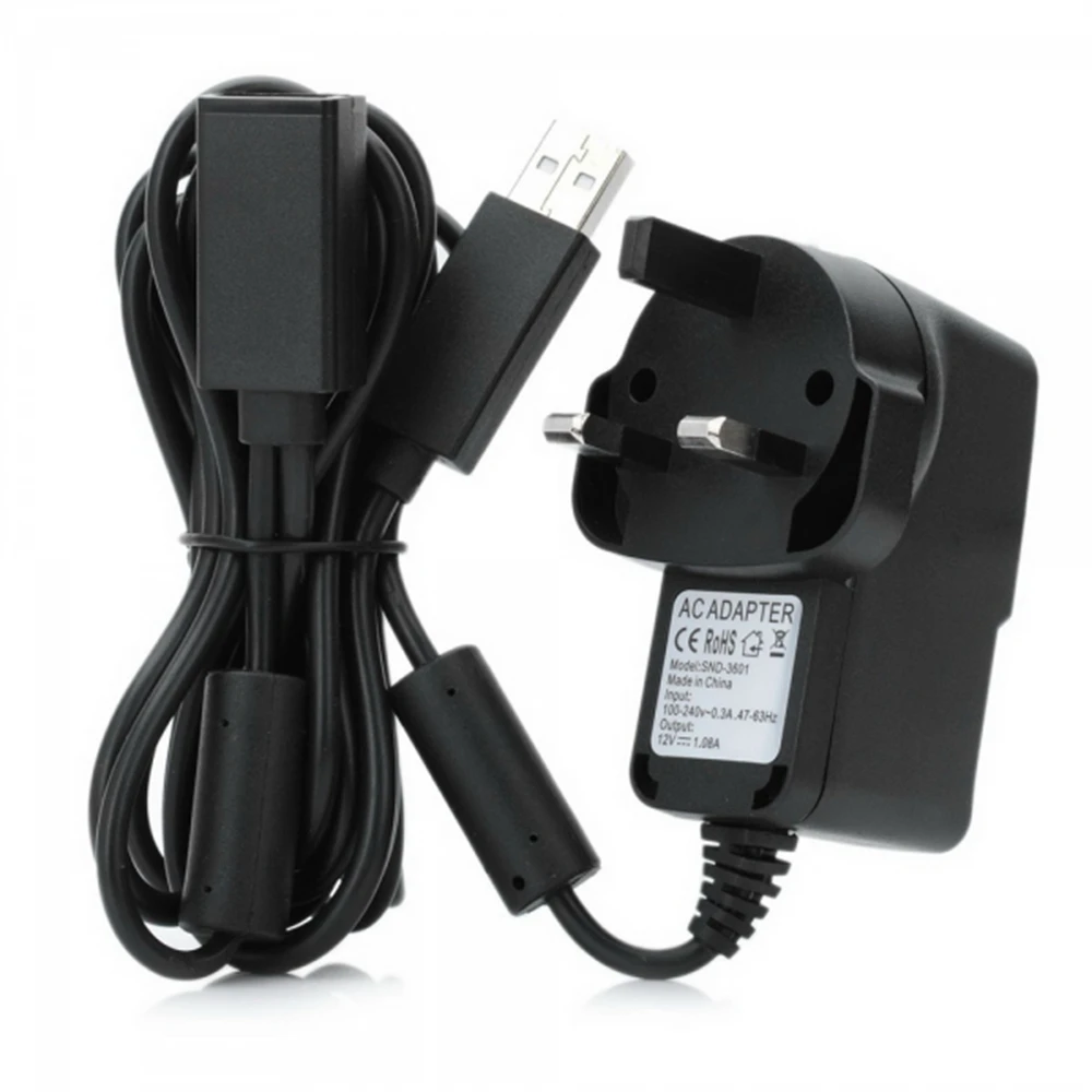 For Xbox 360 XBOX360 Replacement Kinect Sensor USB UK Plug AC Adapter