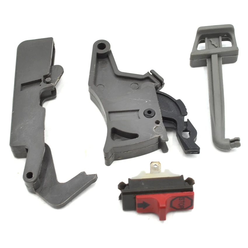 Trigger Throttle Choke Rod On Off Switch Kit For Husqvarna 362 365 371 372 372XP 390 Chainsaw 48mm cylinder piston kit for husqvarna 362 365 371 372 xp cut off saws chainsaw