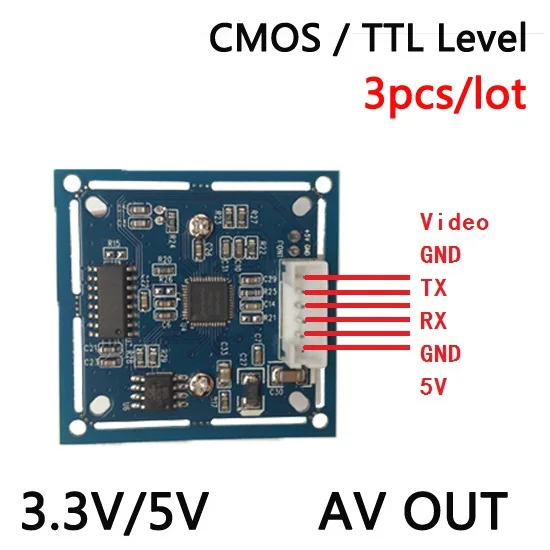 3 шт. RS232/ttl Arduino JPEG цифровой серийная камера Модуль SCB-1 с video out Поддержка VIMICRO VC0703 VC0706 протокол