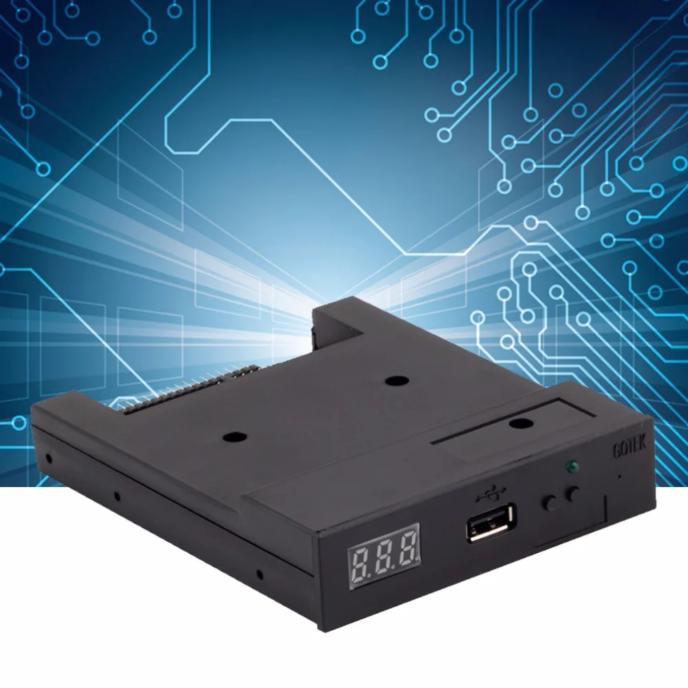 Черный SFR1M44-U100K 5V 3," 1,44 MB 1000 флоппи-дисковод USB Эмулятор простая вилка для музыкальной клавиатуры
