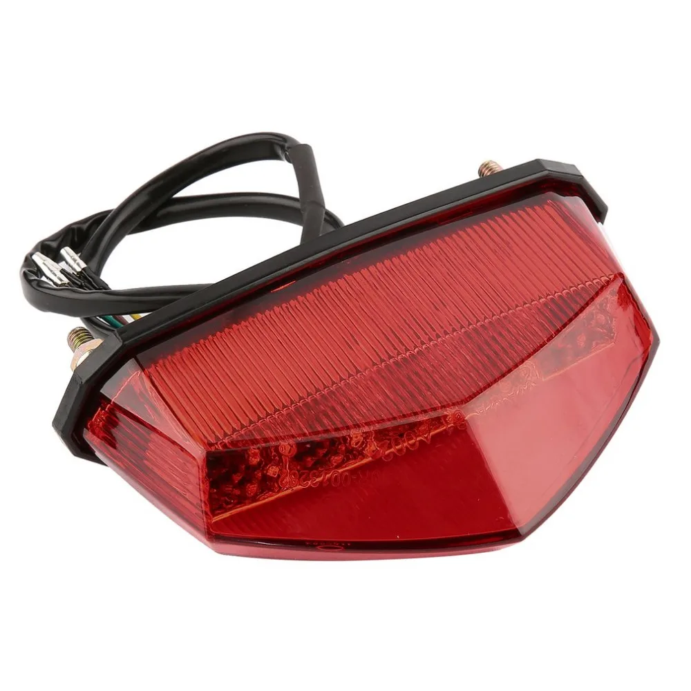 Universal 10LEDs Motorcycle LED Brake Stop Signal Tail Light Street Bike Rear Indicator Superbright Easy to Install Hot Selling