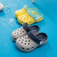 2019 Summer Children Slippers Girls Boys Cute Solid Color Fashion Hold Out Kids Sandals Anti-Slip Home Shoes Baby Beach Shoes
