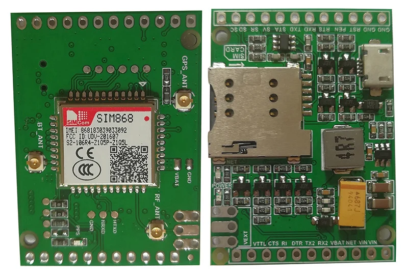 SIM868 GSM GPRS GPS BT сотовый модуль мини плата breakout доска вместо SIM900|Запасные части| |