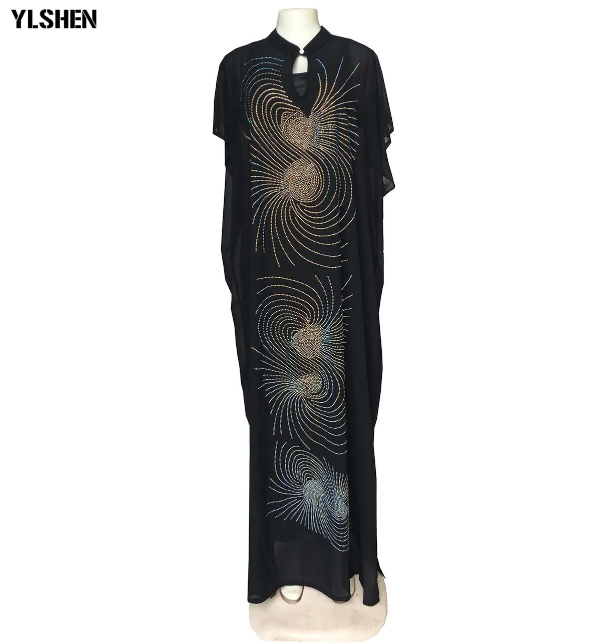 

Diamond African Clothes Dashiki African Dresses for Women Robe Longue Femme Africaine 2019 Loose Africa Bazin Evening Dress