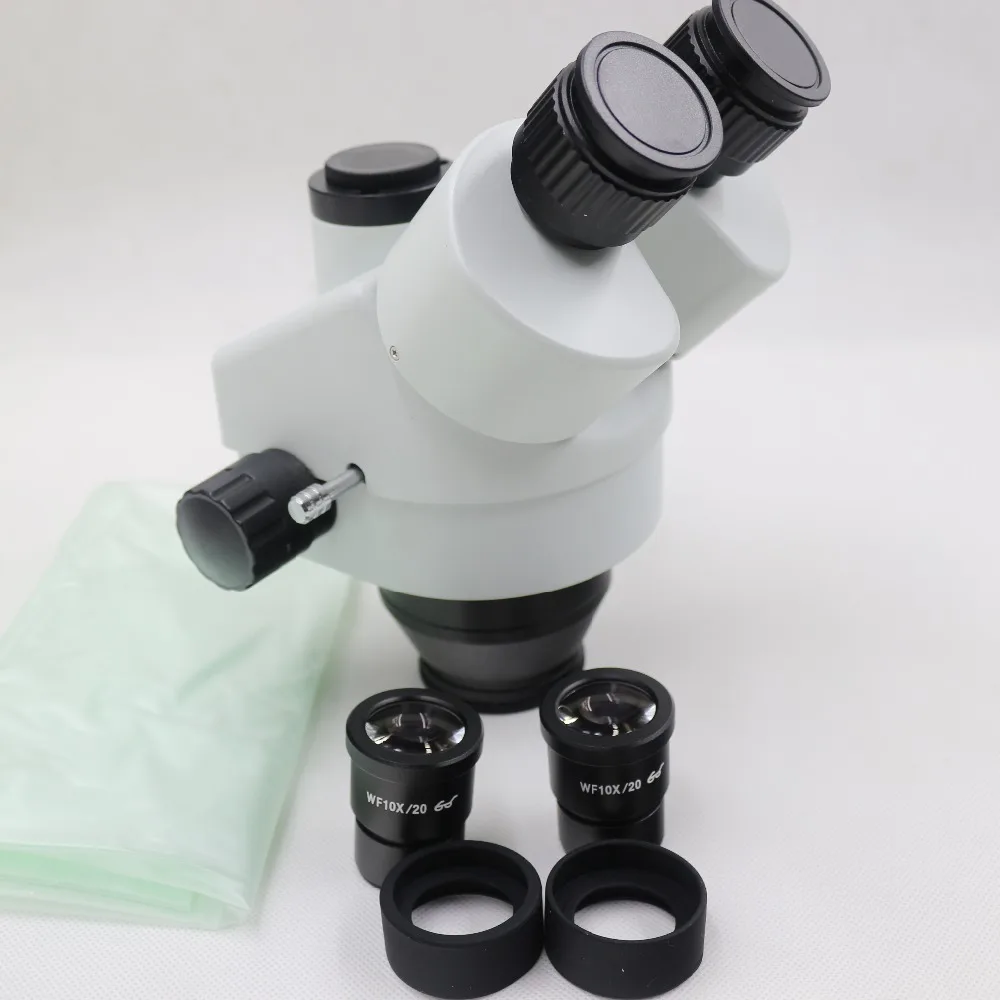 SZM7045 Stereo Microscope Head Trinocular Microscope Repairing Mobile
