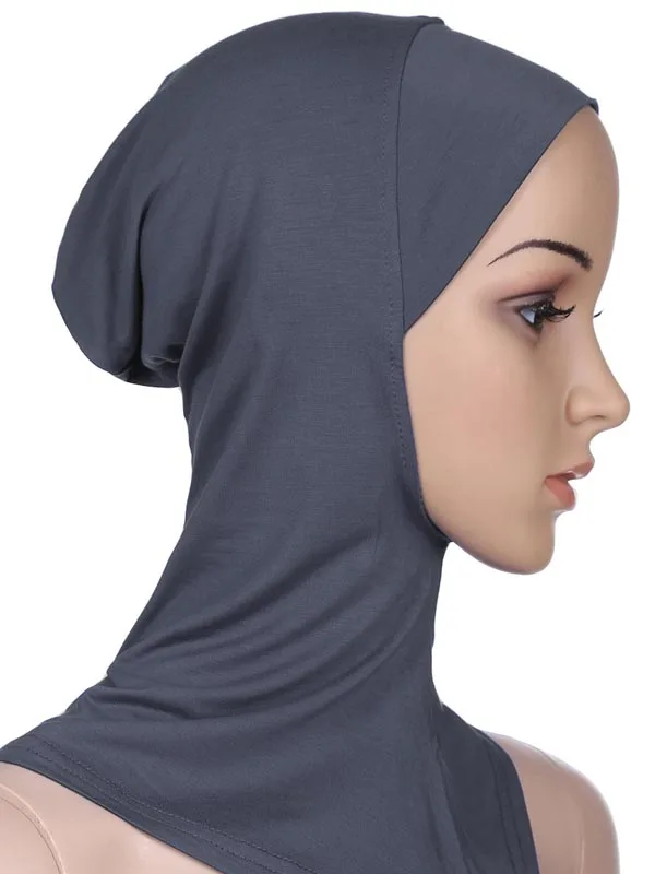 Исламский шарф Модальные простые хиджабы мусульманская молитва и Бурка для женщин хиджаб HM201 - Цвет: dark gray