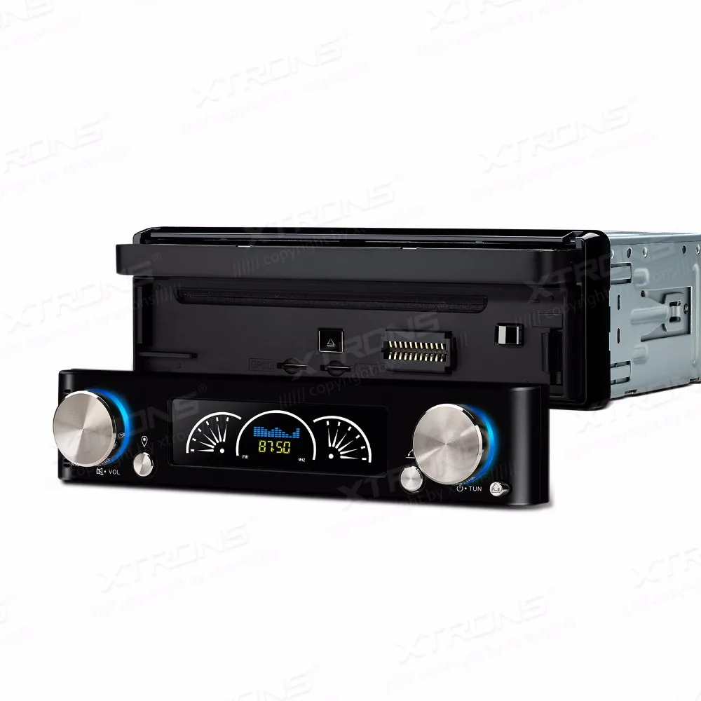 Best 7" Motorized Detachable Panel Design 1 Din Car DVD One Din Car Navigation GPS Single Din Car Radio with Driver-Friendly Design 2