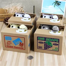 Automated Cat Steal Coin Bank 1PCS Piggy Bank Moneybox Money Saving Box Gifts Digital Coin Jar Alcancia Cofre Electronic Pets Automated Cat Steal Coin Bank 1PCS Piggy Bank Moneybox Money Saving Box Gifts Digital Coin Jar Alcancia Cofre Electronic Pets