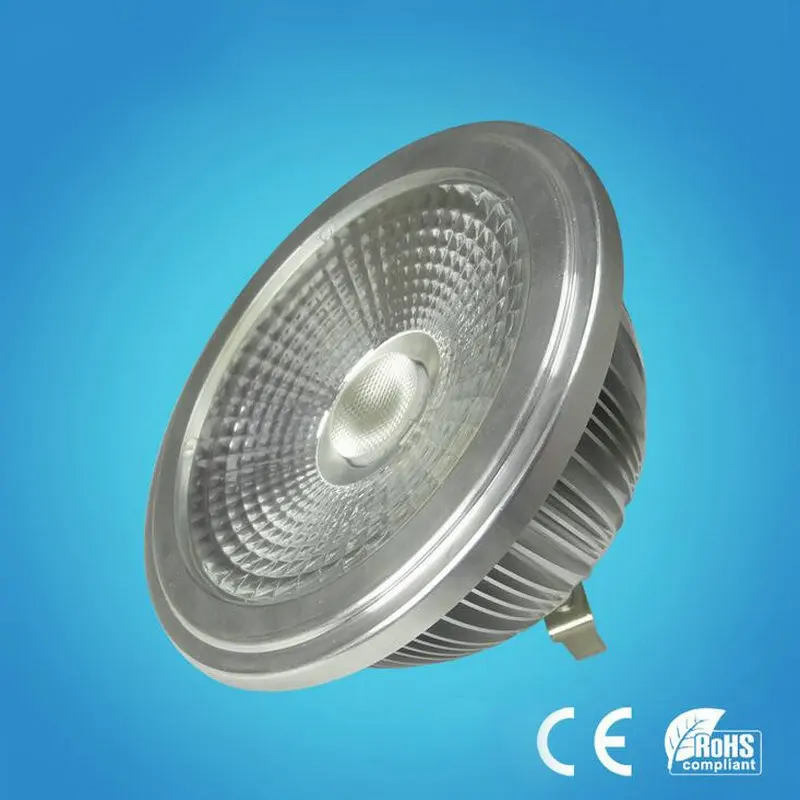 10 шт./лот Оптовая Продажа GU10 G53 15 Вт COB AR111 светодиодный прожектор ES111 QR111