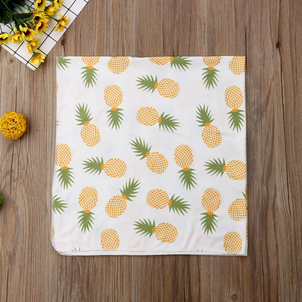 Детское оранжевое хлопковое Пеленальное муслиновое одеяло простыня для новорождённого пеленания одеяло 0-3 м