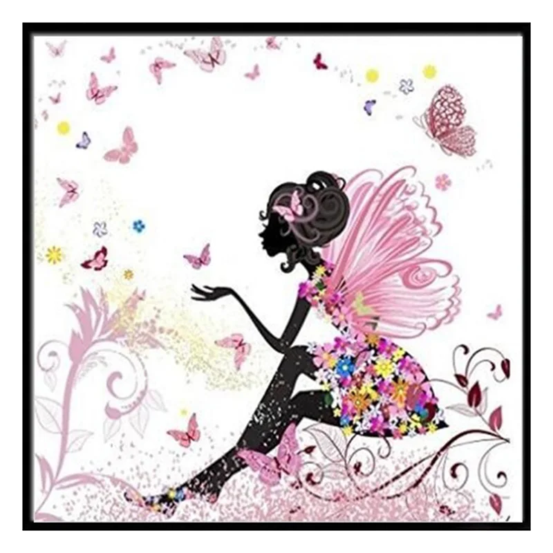

Diamond Painting Cross Stitch Butterfly Girl Pattern DIY Art Decoration for Home DC120