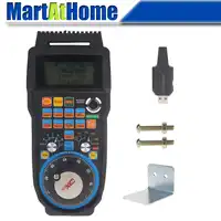 CNC 6 แกนไร้สาย Mach3 MPG จี้ Handwheel Controller สำหรับเครื่อง CNC เครื่องกลึง # SM732 @ SD