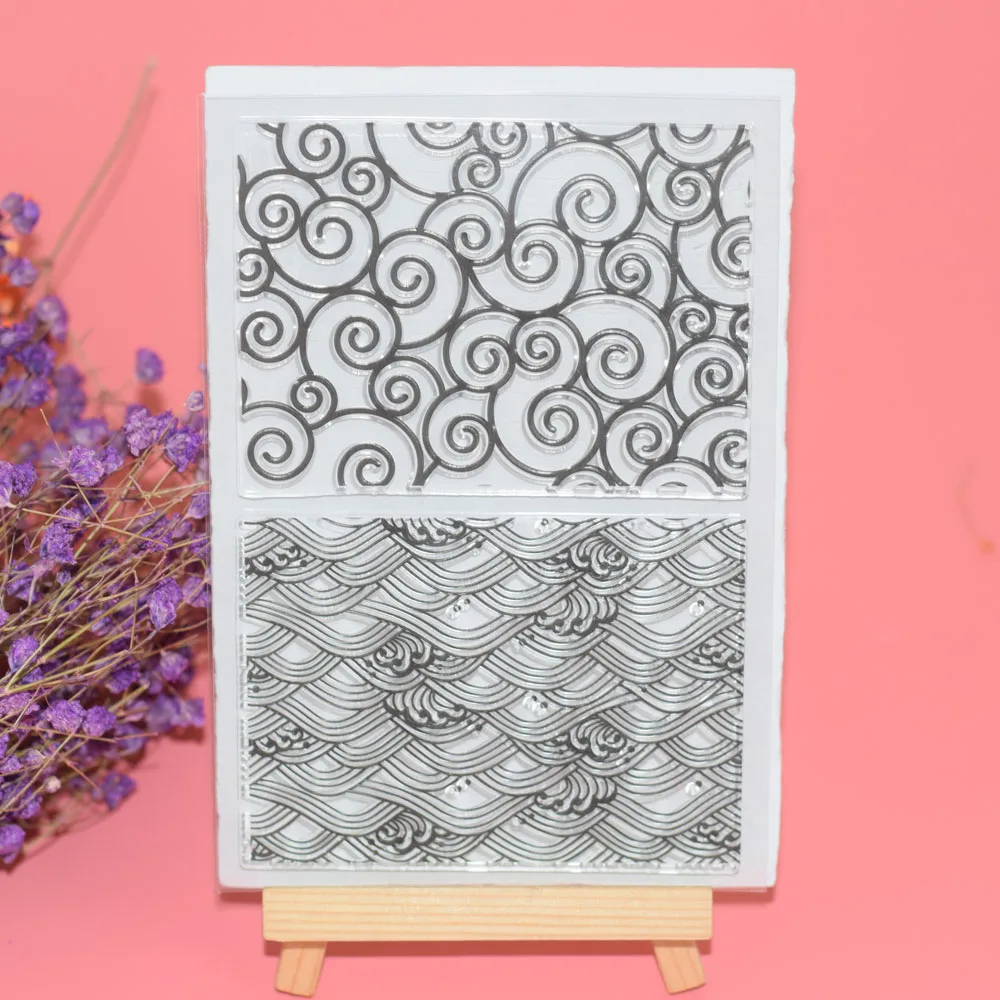 Lace Transparent Clear Silicone Stamp/Seal for DIY album Diary