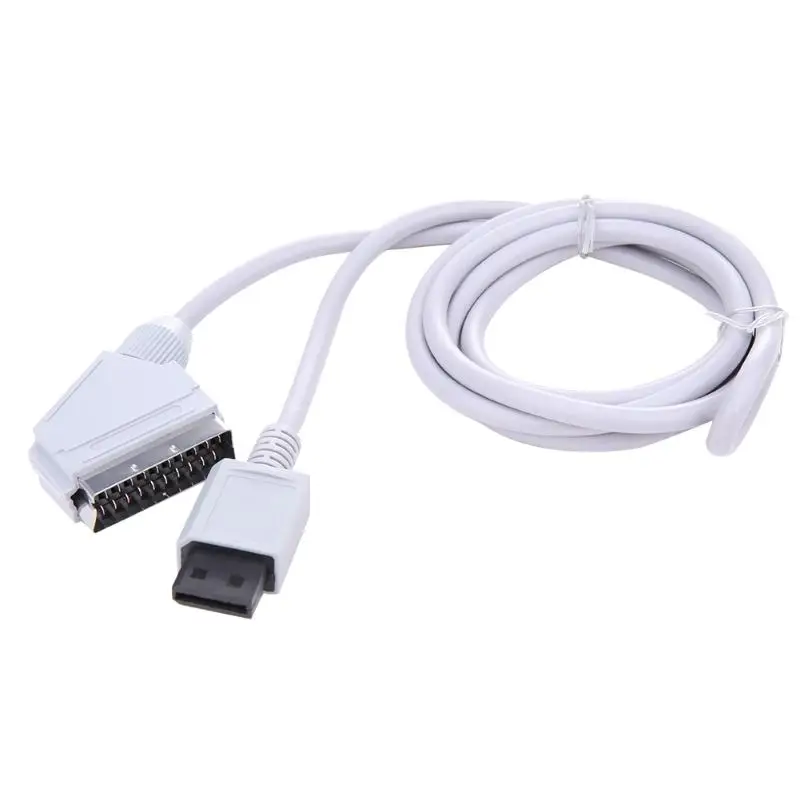 1 5m RGB Scart Cable font b Video b font HD HDTV AV Cord Wire Line