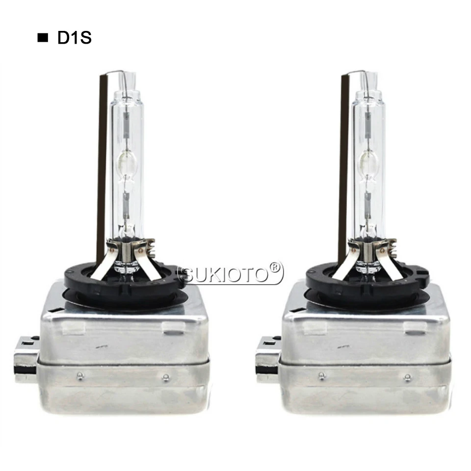 SUKIOTO 35W Canbus ксеноновый D1S 6000K 5000K 4300K 8000K D1R HID комплект ксеноновых передних фар с Canbus Балласт реактор покрытый кожухом 12V 24V Автомобильный светильник