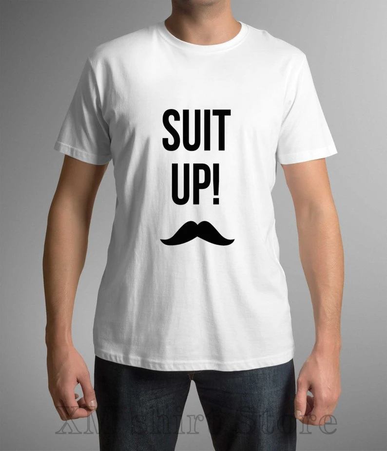 Suit Up Funny T Shirt Men Clothing Gift Idea Gift For Husband Gift For Groom Gift For Boyfriend Birthday Present Moustache Shirt T Shirts Aliexpress