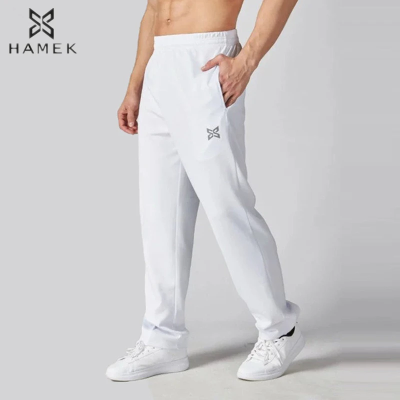 

Men Running Pants Sports Football Soccer Training Pants Basketball Hiking Jogger Sweatpants Golf Fitness Jogging Loose Trousers