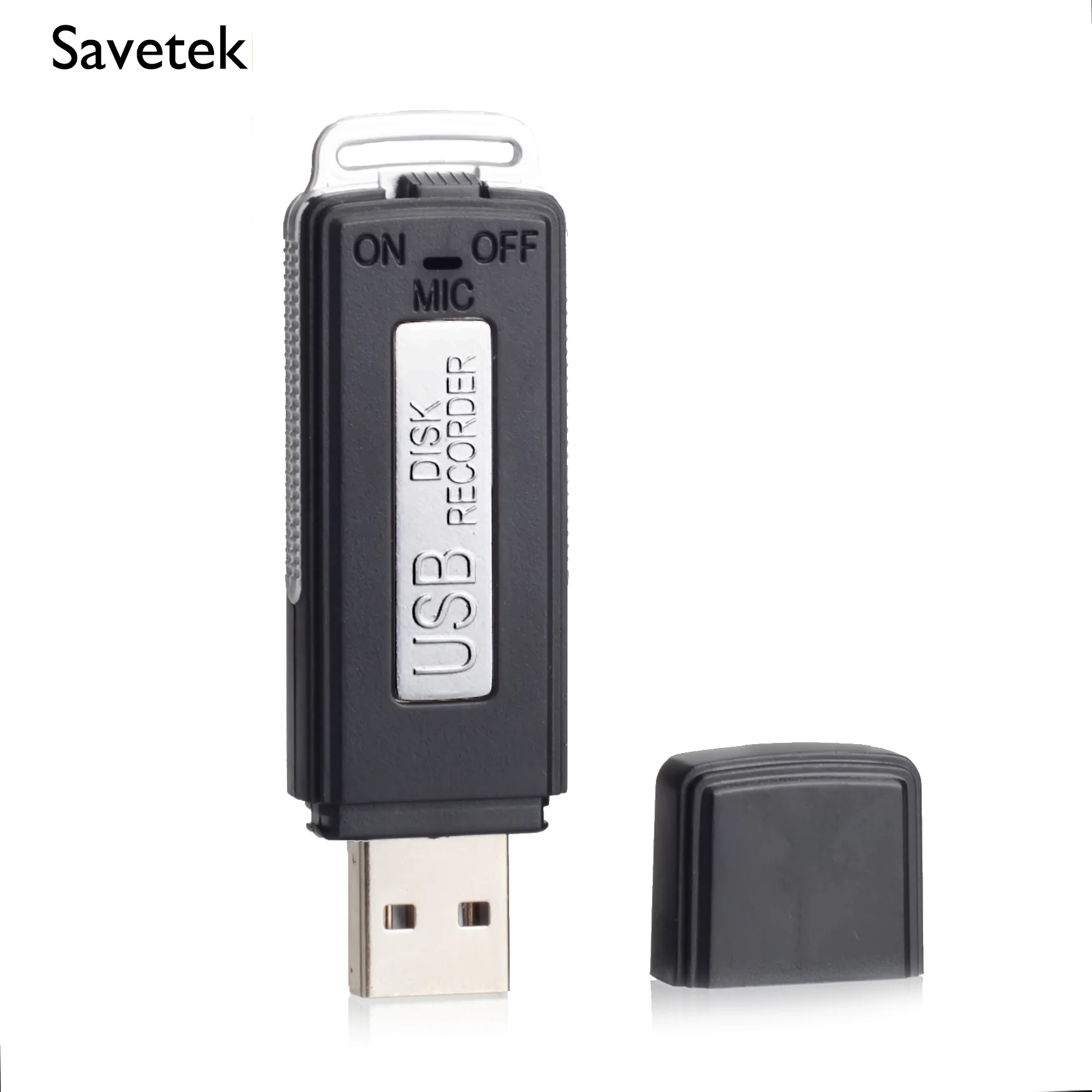 2 в 1 Мини USB ручка 8 Гб 16 Гб брелок цифровой Аудио Диктофон 384 кбит/с ключ записи 70 часов записи черный