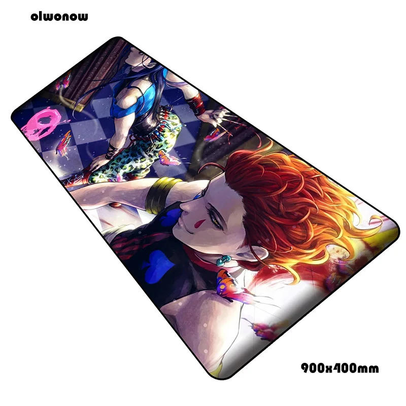 Hunter x hunter padmouse 900x400x3 мм игровой коврик для мыши милый коврик для мыши игровой компьютерный стол популярный коврик notbook mousemat pc - Цвет: Size 900x400x3mm