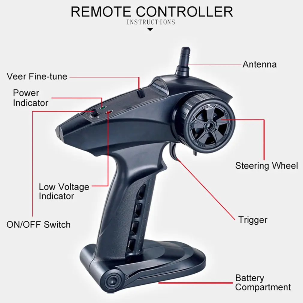 962 2.4G RC Boat 28km/h High Speed Racing Boat Ship Speedwith Water Cooling System Flipped Omni-directional Voltage Prompt z