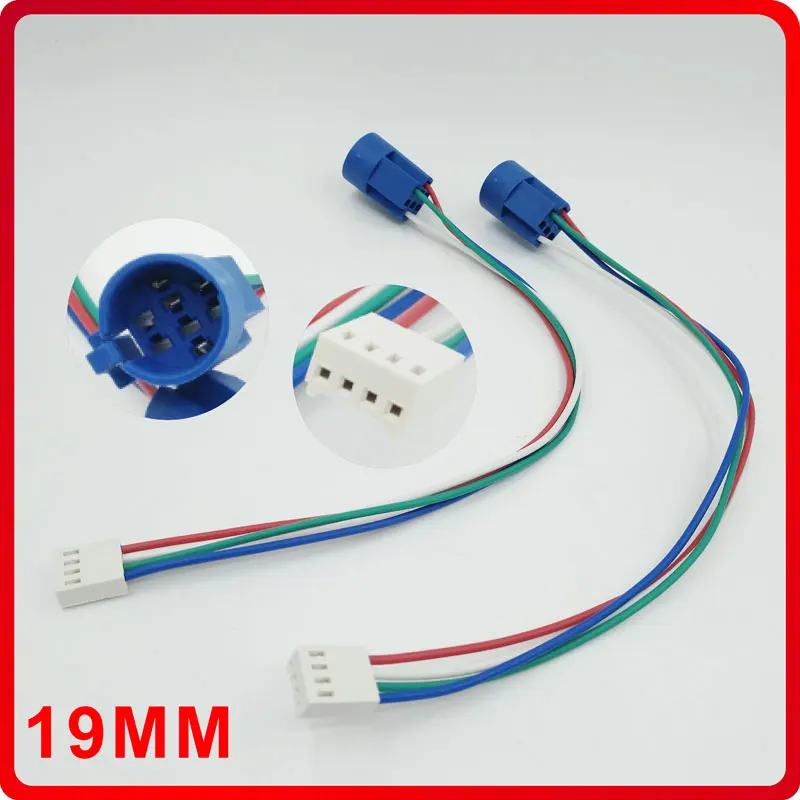 

16mm 19mm 22mm line length 15cm with KF2510 terminal metal button connector tail insert spring 2.8