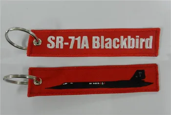 

SR-71A Blackbird Personalized Embroidered Key Chains Key Tag Key Holder Key Fob Keytag