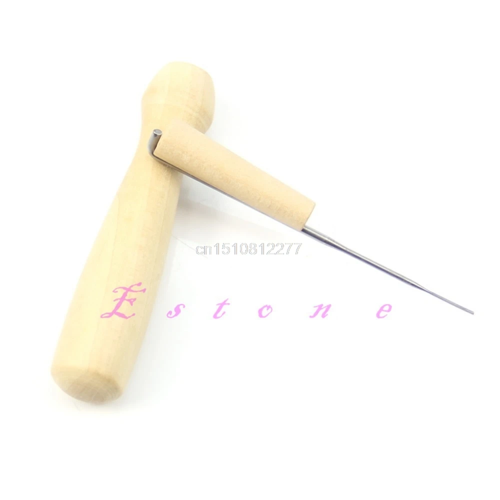 5 шт./лот деревянная ручка для вязания держатель DIY инструмент Creativ Craft M10 Прямая
