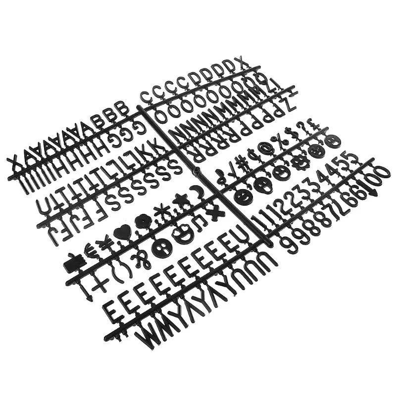 Персонажи для войлочной доски с буквами, 340 шт., цифры для доски со сменными буквами, Новинка