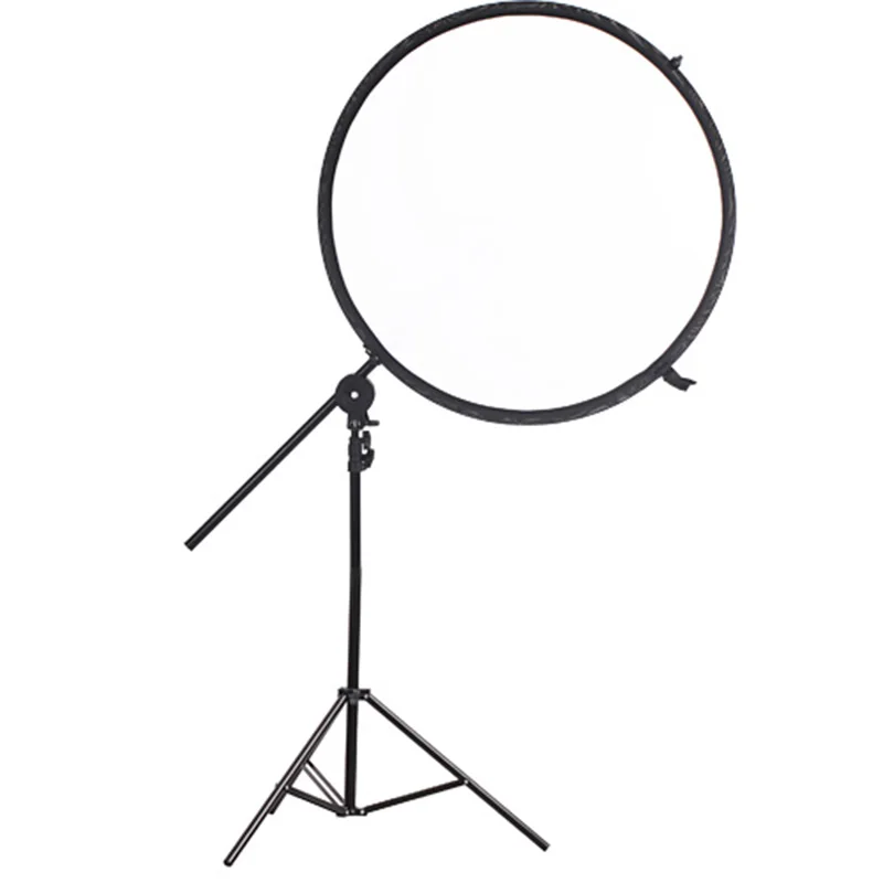 

Photography Photo Studio Holder Bracket 65cm-180cm Whirling Head 6ft/200cm Light Stands Tripod Collapsible Reflector Disc