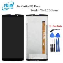 WEICHENG For Oukitel K7 Power LCD Display+Touch Screen Tested Well LCD Digitizer Glass Panel Replacement +Tools WEICHENG For Oukitel K7 Power LCD Display+Touch Screen Tested Well LCD Digitizer Glass Panel Replacement +Tools