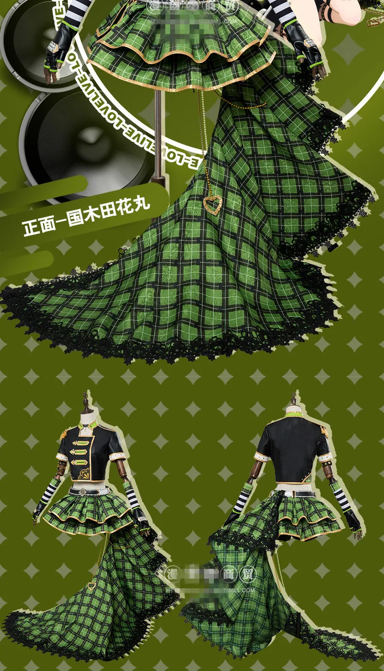 Aqours Love Live! Sunshine! Chika Riko Kanan Dia You Yoshiko панк-рок набор всех членов униформы косплей костюм