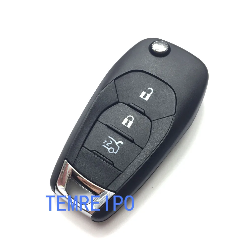 3 кнопки Замена Флип ключ чехол для Chevrolet cruze пульт дистанционного управления