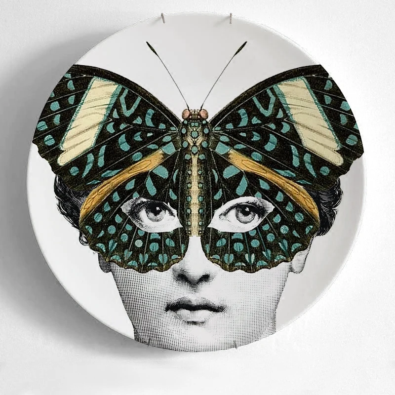 Милан Стиль Goregous Редкие Fornasetti таблички Nordic стиль Настенная Декорация блюдо