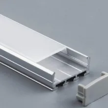 Широкий светодиодный алюминиевый профиль 24 мм ширина для потолка 2 м/шт. 30 м/лот