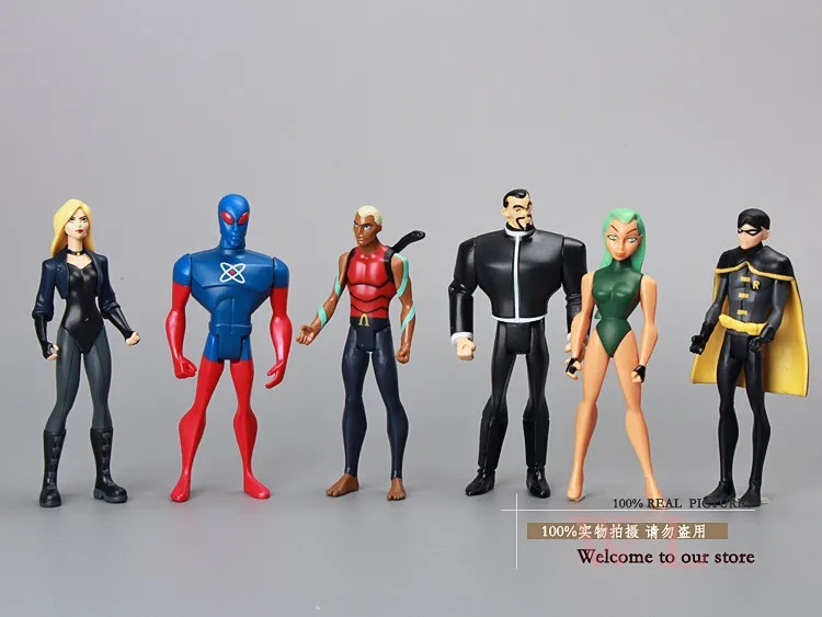 DC Comics Super Heroes Superman Robin Wonder Woman PVC Action Figures Collectible Model Toys 12pcs/