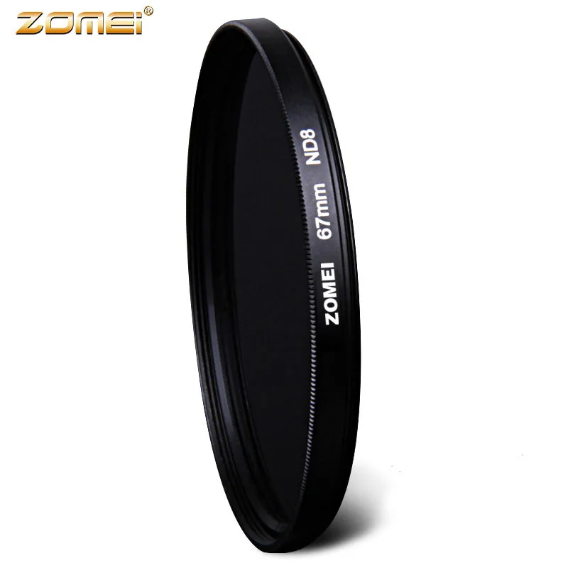 Zomei Filtro Camera Filter Neutral Density Filter ND2 4 8 Optical Resin Filter 52/55/58/62/67/72/77/82mm Filtro for SLR DSLR Len